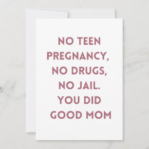 Tarjeta de boxeo del Día de la Madre Feliz