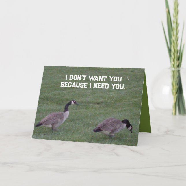 tarjeta de broma del DÍA DEL PADRE de la esposa (Anverso)