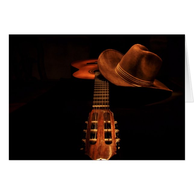 Tarjeta de BronzeWestern del gorra y de la (Anverso (Horizontal))