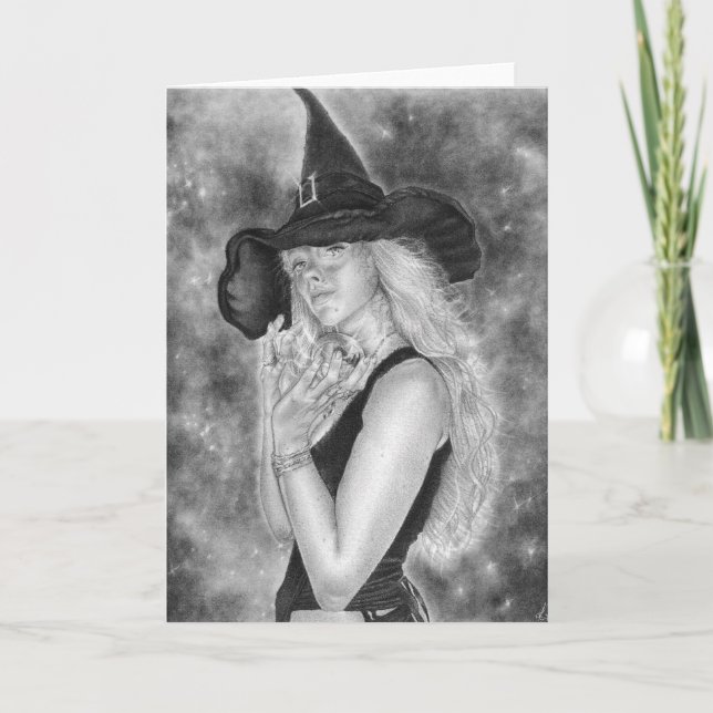 Tarjeta de bruja malvada (Anverso)