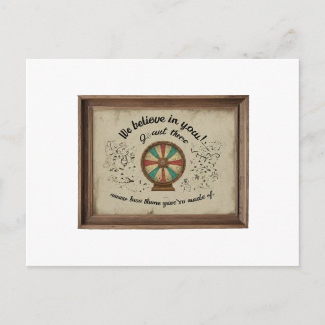 Tarjeta de buena suerte (Anverso)