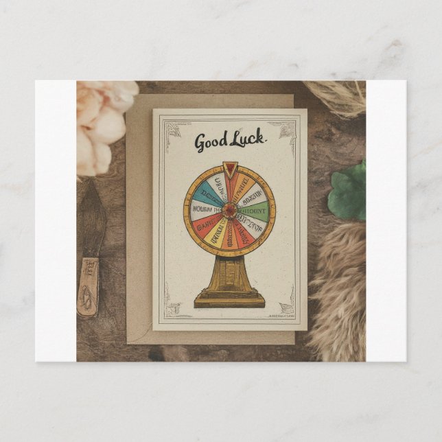 Tarjeta de buena suerte (Anverso)