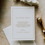 Tarjeta de Buena Voluntad de Tipografía de Oro min<br><div class="desc">Este minimalista boda de tipografía de oro que desea una buena carta es perfecto para un simple boda. El moderno diseño romántico presenta una tipografía clásica en oro y blanco. Personalizable de cualquier color. Mantenga el diseño simple y elegante, tal como está, o lo personaliza añadiendo sus propios gráficos y...</div>