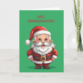 TARJETA DE BUENOS NAVIDADES CHICAS PARA ABUELO