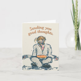 Tarjeta de "Buenos Pensamientos" Serenidad