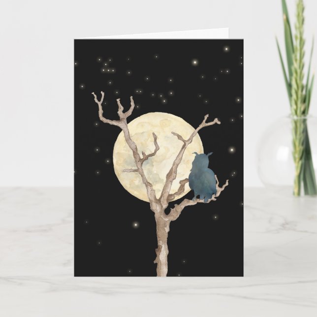 Tarjeta de búho (Anverso)