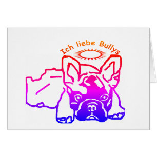 Tarjeta de Bulldog Francés