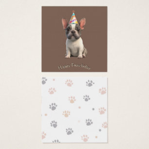 Tarjeta de Bulldog Francés
