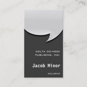 Tarjeta de burbuja del discurso [3d]