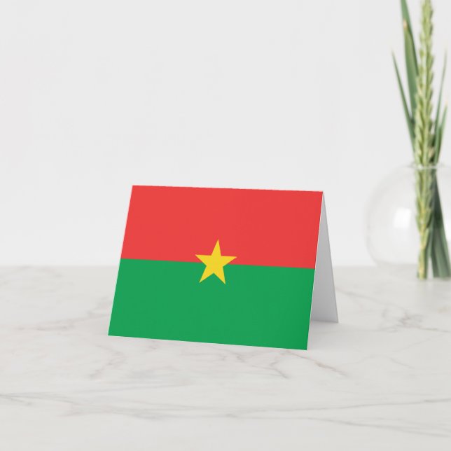 Tarjeta de Burkina Faso (Anverso)
