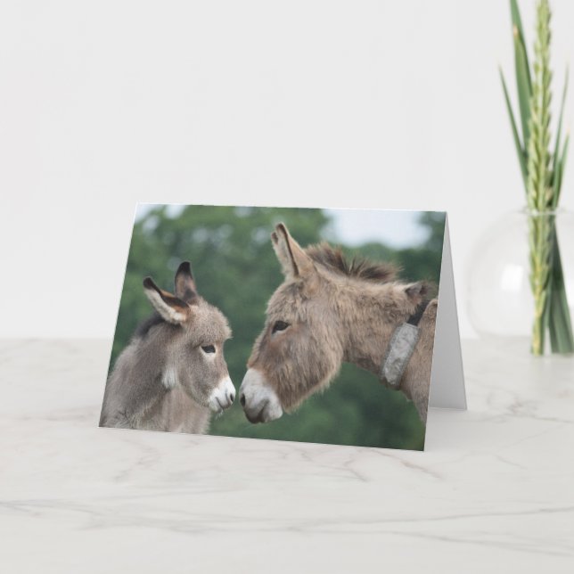 Tarjeta de burro y posta (Anverso)