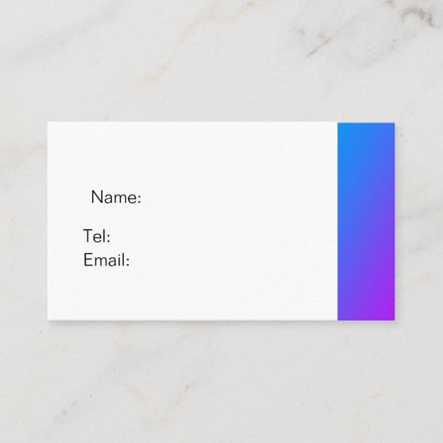 Tarjeta de bus púrpura básica (Anverso)