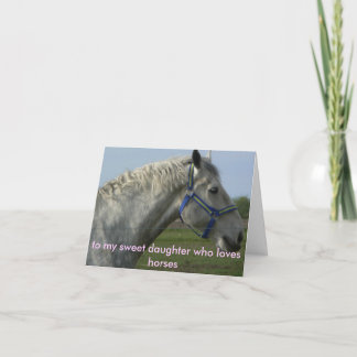 tarjeta de caballo