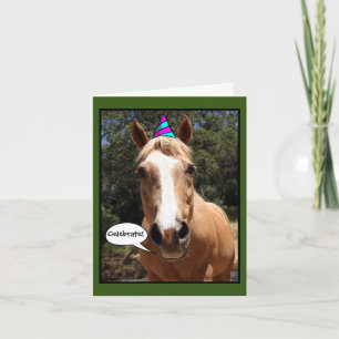 Tarjeta de caballo fiesta - "Bess"