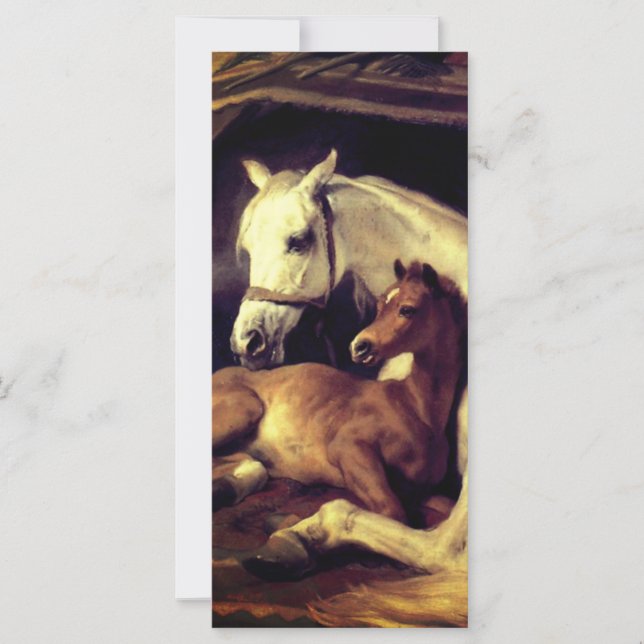 Tarjeta de caballos de tierra (Anverso)