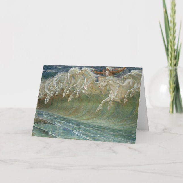 Tarjeta de caballos Neptuno (Anverso)