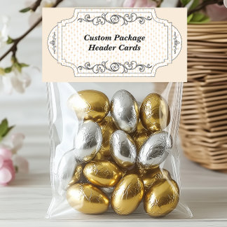 Tarjeta de cabecera de paquete de colgador de pant