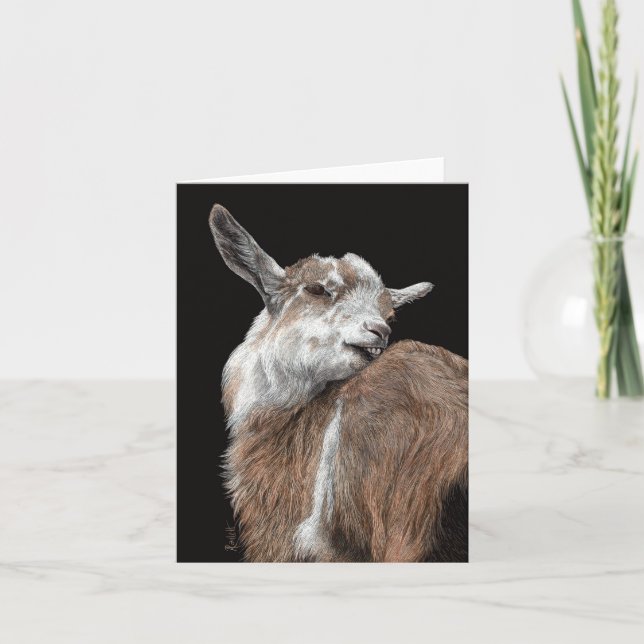 Tarjeta de cabra - "niño picante" (Anverso)