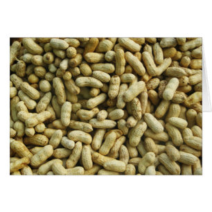 Tarjeta de cacahuetes