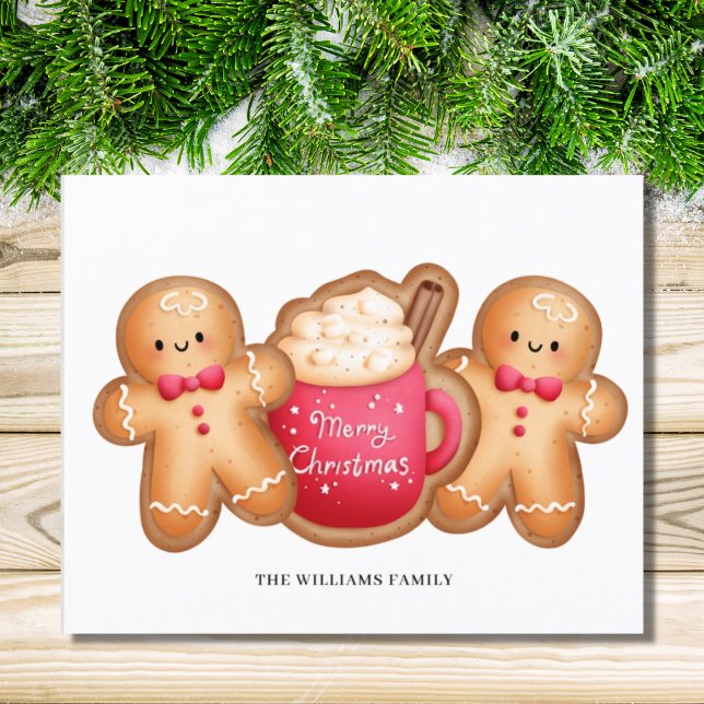 Tarjeta de cacao Gingerbread para Navidades de pre (Subido por el creador)