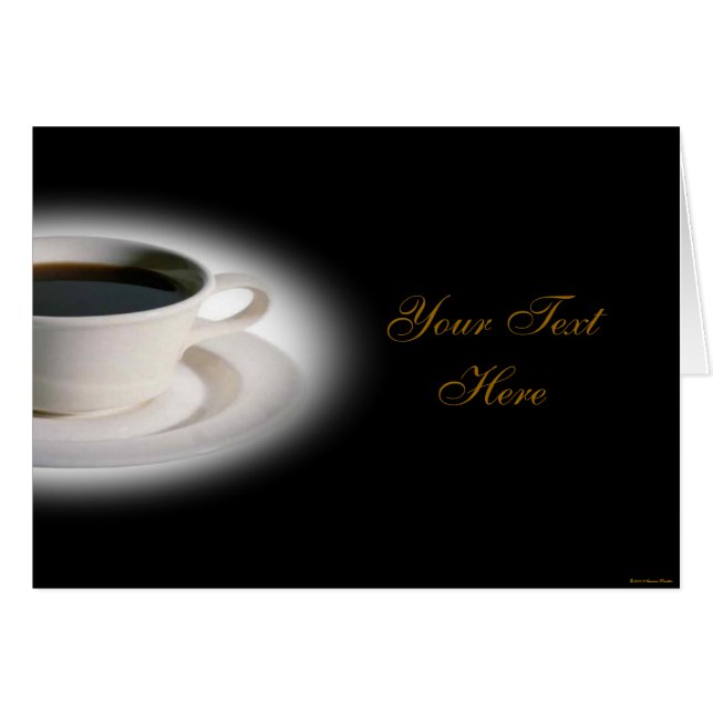 Tarjeta de café (Anverso (Horizontal))