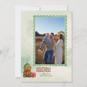 Tarjeta de café Bearista "Beary Merry Christmas"