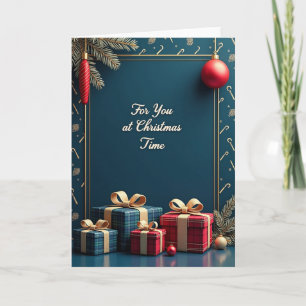 Tarjeta de caja de regalo de zafiro
