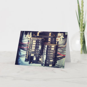 Tarjeta de "Caja Eléctrica" para desear una pronta