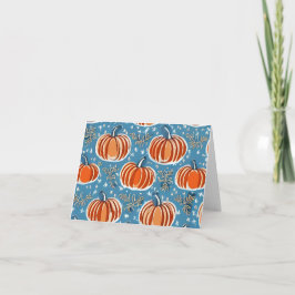 Tarjeta de Calabaza de Invierno