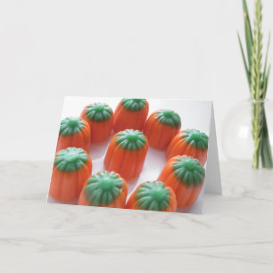 Tarjeta de calabaza de maíz