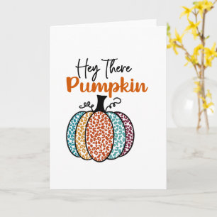 Tarjeta de calabaza de saludos   Tarjetas de caída