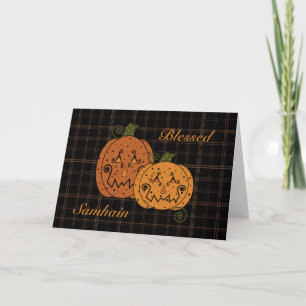 Tarjeta de calabazas nocturnas Stark