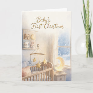 Tarjeta de calendario de Adviento para bebé