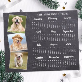 Tarjeta de calendario de Mascotas de fotografía ru