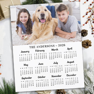 Tarjeta de calendario de presupuesto 2025 para Per