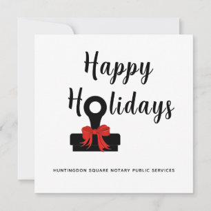 Tarjeta de calendario Notary Public Happy Holidays