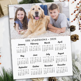 Tarjeta de calendario Personalizado Foto de presup
