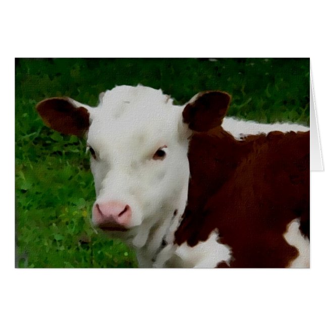 Tarjeta de Calf de renegamiento (Anverso (Horizontal))