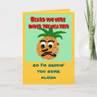 Tarjeta de calidad al estilo hawaiano