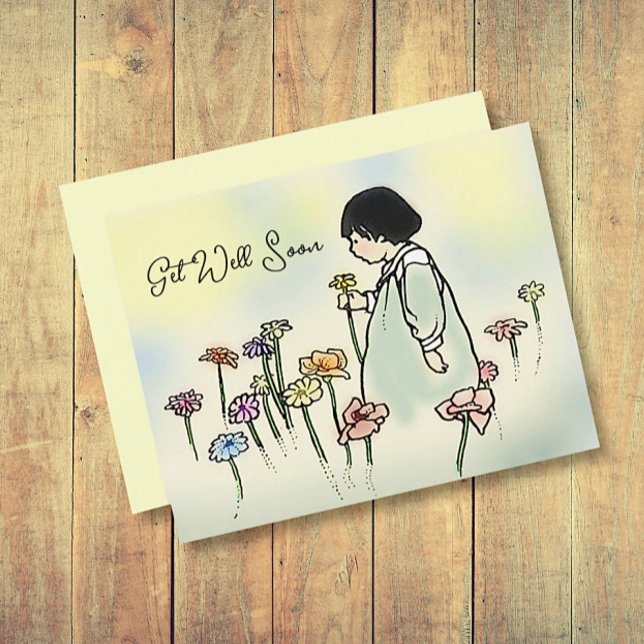 Tarjeta de calidad para niños con flores (Subido por el creador)