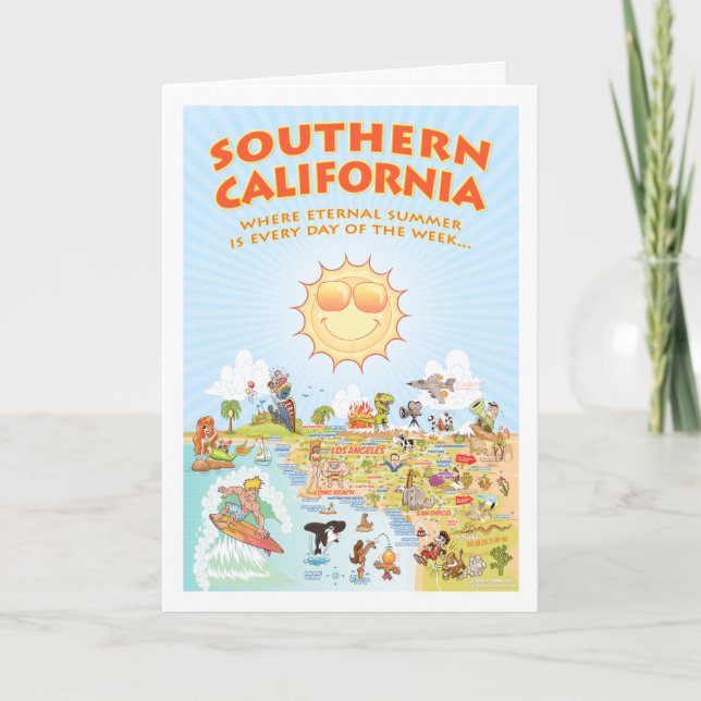 Tarjeta de California del Sur (Anverso)