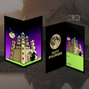 Tarjeta de cambio de aulas Castle Bats & Grim Reap