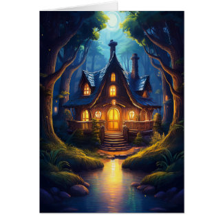 Tarjeta de cambio de dirección de casa de Fantasy