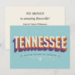 Tarjeta de cambio de dirección de Tennessee