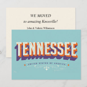 Tarjeta de cambio de dirección de Tennessee