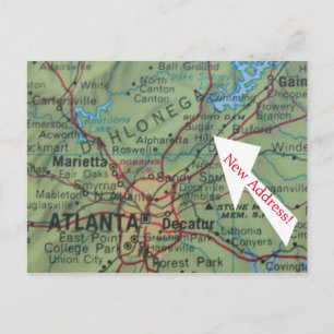 tarjeta de cambio de dirección Sugar Hill