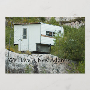 Tarjeta de cambio divertida privada - Camper perdi