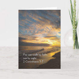 Tarjeta de Caminamos por Fe