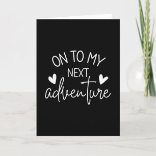 Tarjeta De Camino a Mi Próxima Aventura Verano Campamento