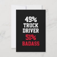 Tarjeta de camionero malote